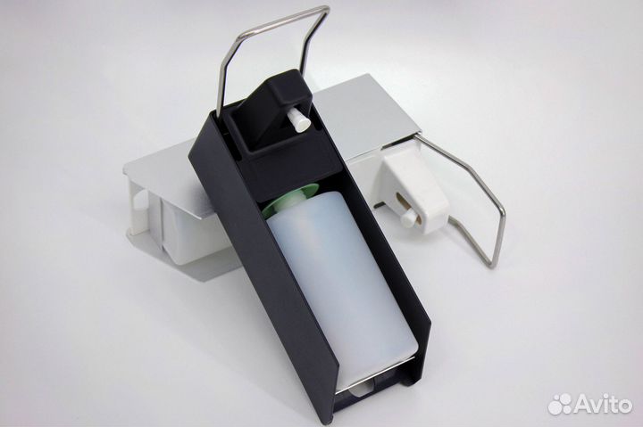 Диспенсер дозатор локтевой белый