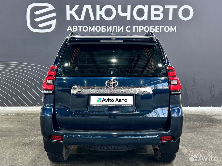 Toyota Land Cruiser Prado 2.8 AT, 2018, 80 000 км