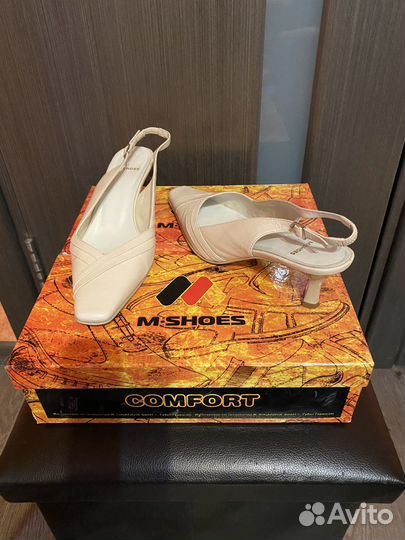 Туфли женские, 37 размер, натуральная кожа