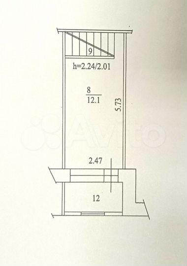 3-к. квартира, 76,1 м², 5/5 эт.