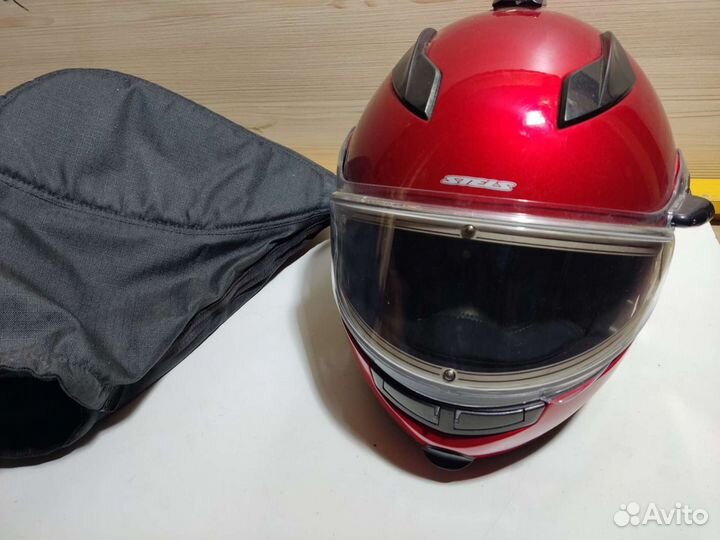 Снегоходный шлем stels FF370 с подогревом