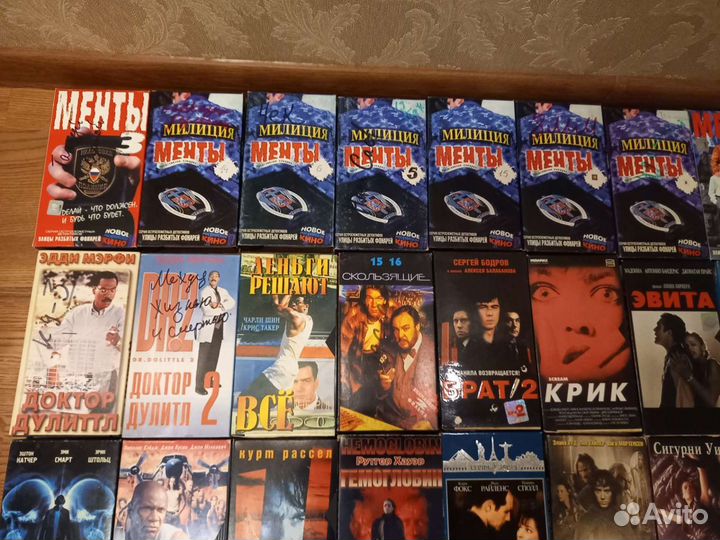 Видеокассеты с фильмами и просто для записи 31 шт