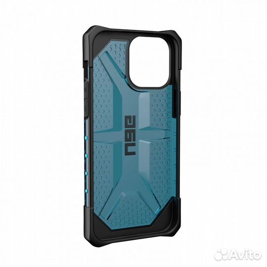 Чехол UAG Plasma для iPhone 13 синий царапины