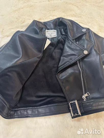 Куртка кожаная косуха детская 90, 100, 110