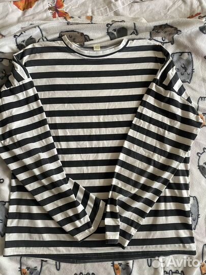 Лонгслив полосатый