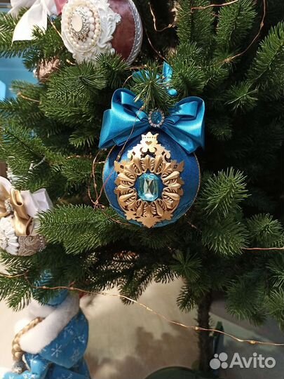 Ёлочные игрушки шары ручной работы эксклюзив