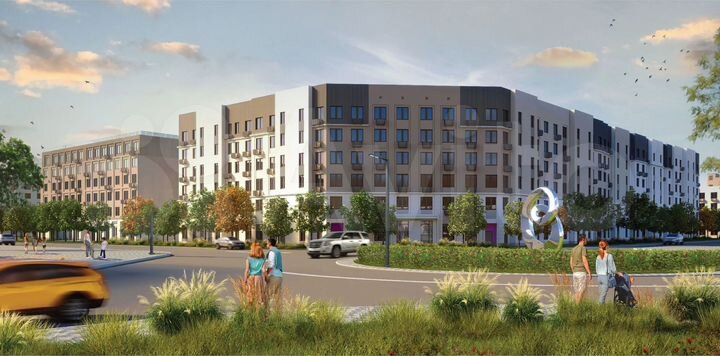 3-к. квартира, 57,7 м², 5/6 эт.