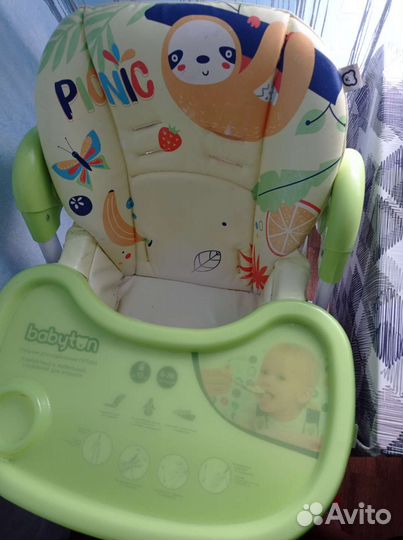 Стульчик для кормления babyton трансформер