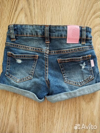 Шорты джинсовые для девочки 98 размер