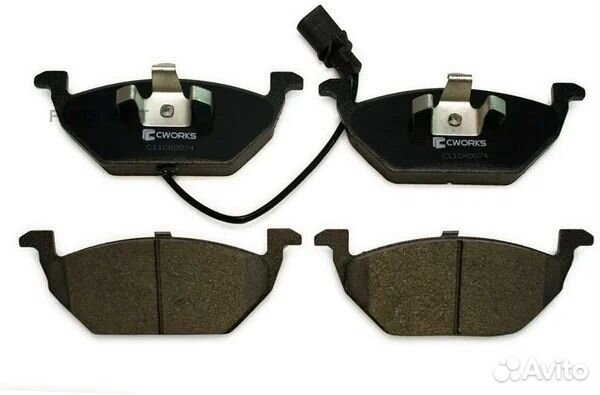 Колодки передние cworks C11CR0074