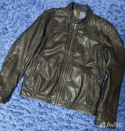 Куртка кожаная мужская Mango Man