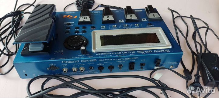 Гитарный синтезатор Roland gr55 + midi датчик GK-3