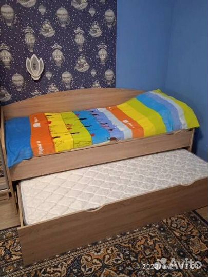 Детская кровать с 2-мя спальными местами