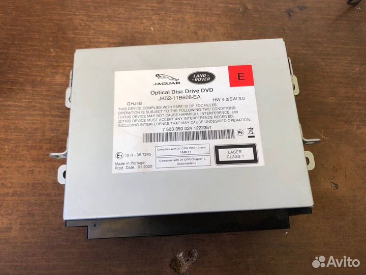 DVD-чейнджер Land Rover Range Rover 4 рест. L405