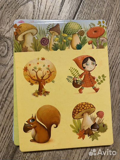 Djeco лото времена года