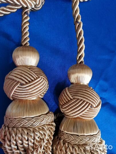 Кисти подхваты для штор.Золотые. Новые