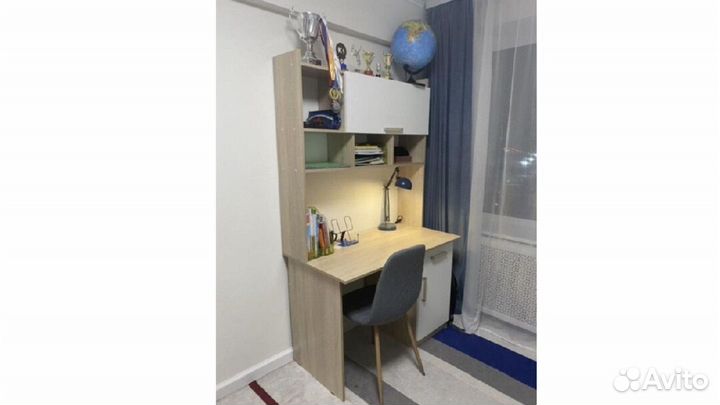 Стол компьютерный Квартет 10 Белый