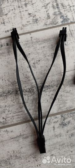 Переходник 6pin-2x8pin (6+2pin), 8pin-2x8pin(6+2)