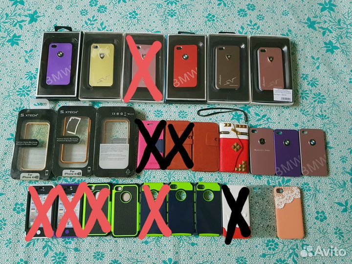 Чехлы на iPhone 4 / 4s новые цена за всё