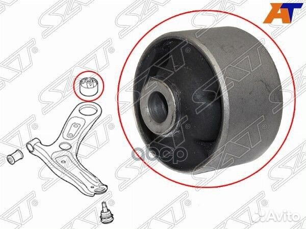 Сайлентблок задний переднего рычага hyundai SOL