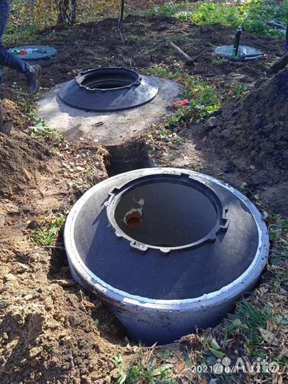 Септик из бетонных колец