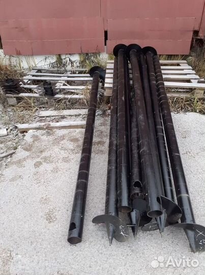 Винтовые сваи с установкой