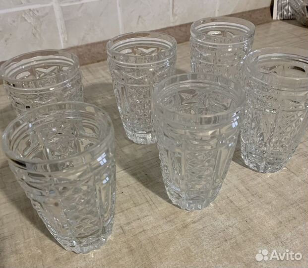 Хрустальные стаканы кружки бокалы конфетницы СССР