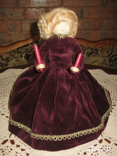 Антикварная кукла манекен заготовка платья Европа