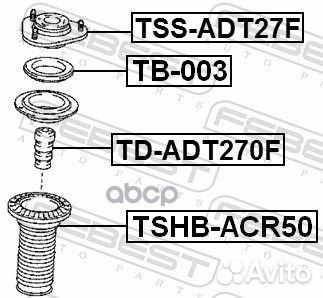 Опора переднего амортизатора toyota avensis ADT