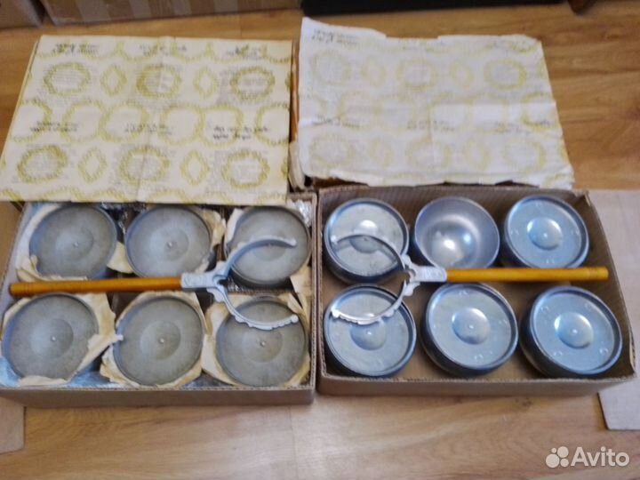 Набор горшков металлические