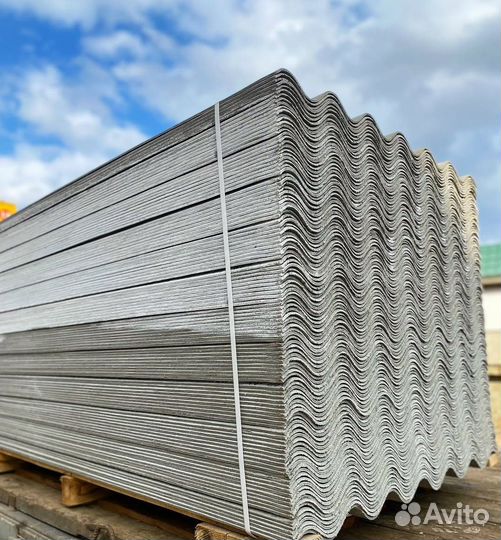 Шиферная черепица волновая