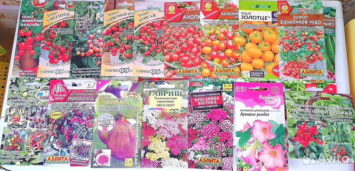 Томаты, перец, редис, горох, зелень, цветы, инжир