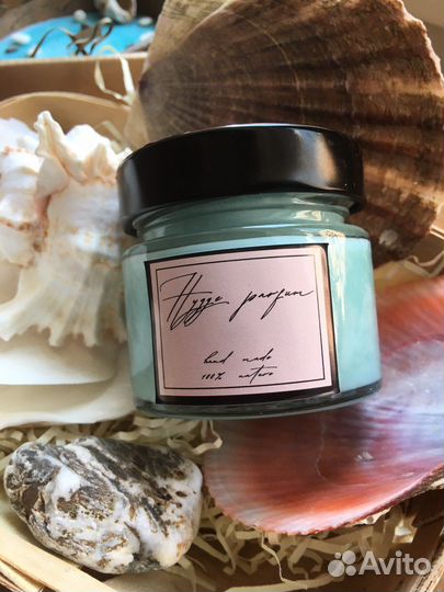 Ароматическая свеча ручной работы