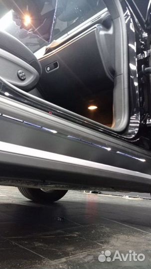 Пороги/подножки с подсветкой для Mercedes GLE v167