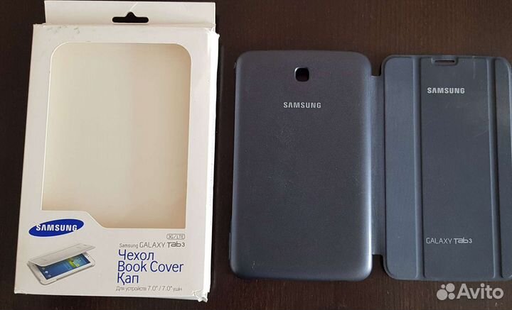 Чехол Book Cover Самсунг Таб3 оригинал и плёнка