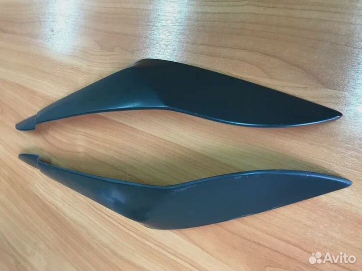 Ресницы на фары BMW X5 E70 широкие