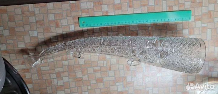 Хрусталь, вазы. Хрустальные рог изобилия. Рюмки