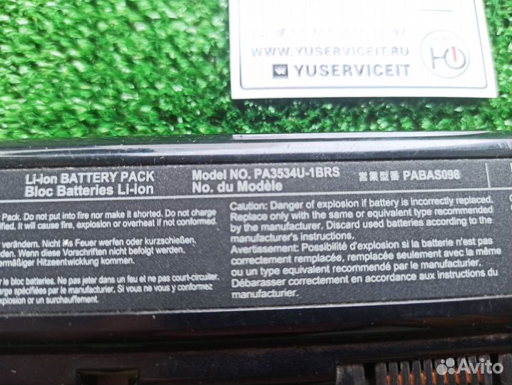 Аккумулятор батарея toshiba pa3534u-1brs