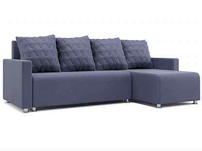 Угловой диван сальвадоруниверсальный синий