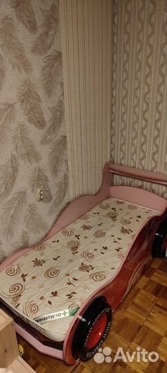 Детская кровать-машина «Принцесса»