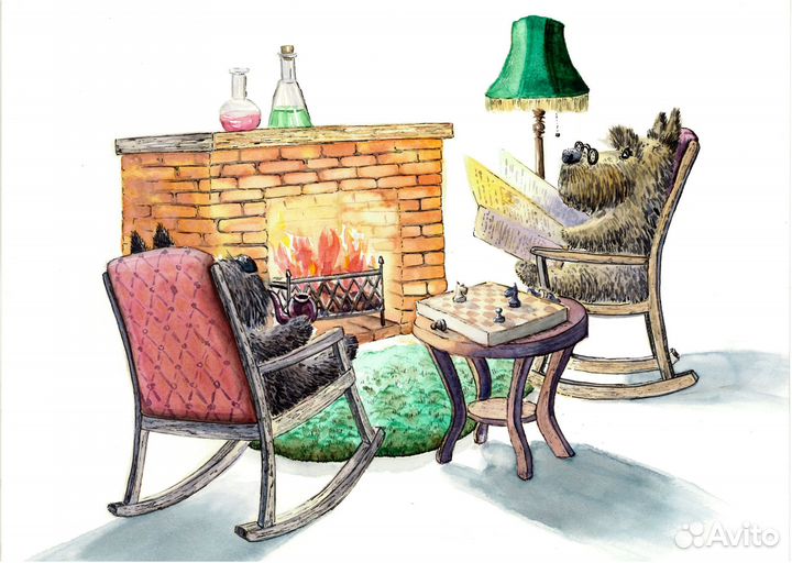 Открытки скотчтерьер