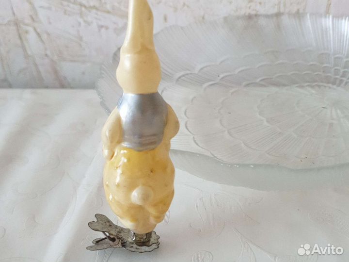 Заяц на прищепке. Раритет. Редкая игрушка