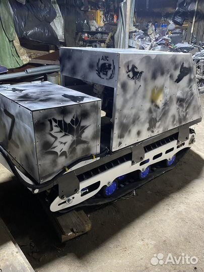 Самодельный мотобуксировщик