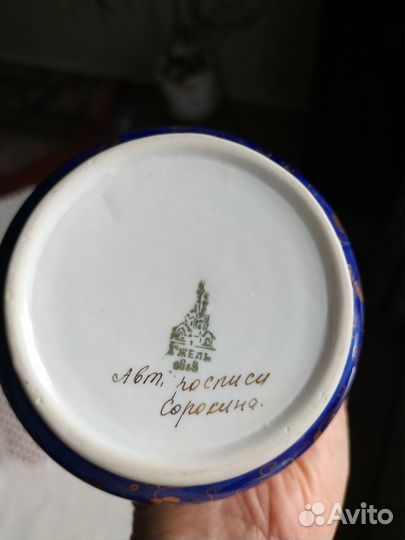 Гжель расписная, авторская работа