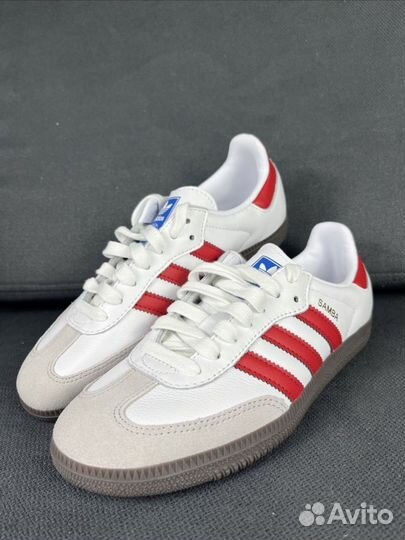 Adidas Samba OG White Better Scarlet