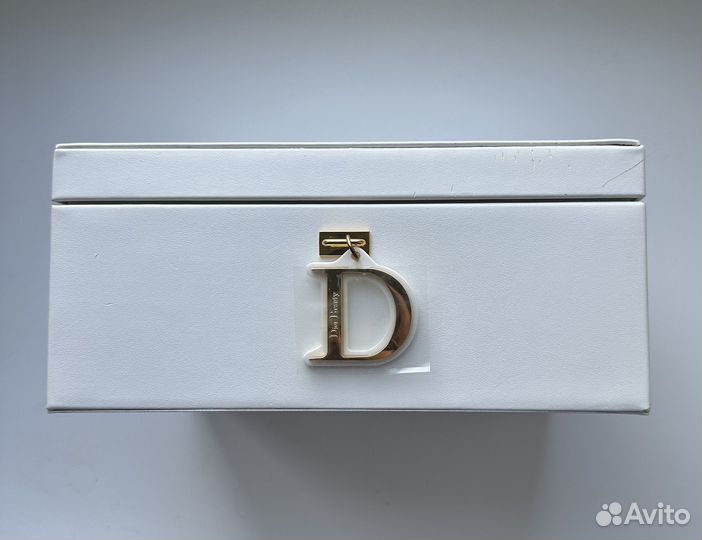 Dior шкатулка кейс белая с лого