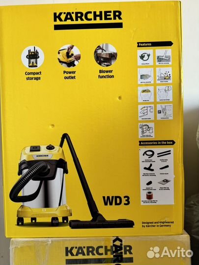 Пылесос Karcher WD 3 P S V-17/4/20