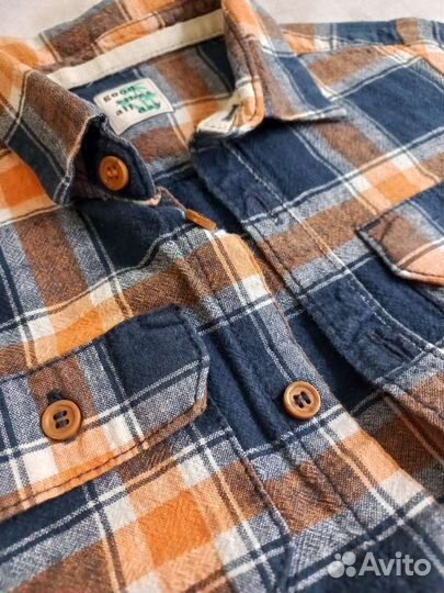 Рубашка в клетку новая