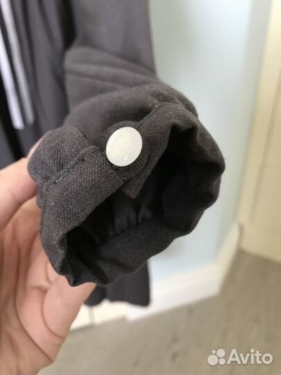 Школьная форма платье серое