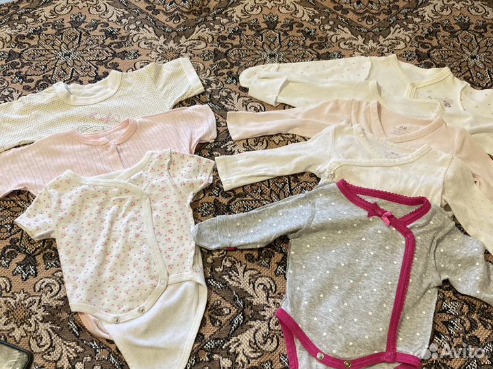 Вещи пакетом на девочку 56-62боди